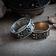 Ring Of the master of the game in Gwint. The Witcher The Witcher. bronze silver, Rings, Moscow,  Фото №1