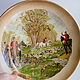 Винтажное круглое блюдо салатник Royal Worcester Palissy Англия. Блюдо. VintageMe. Ярмарка Мастеров.  Фото №4
