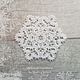 Order Snowflakes lace white. Stylized Vologda lace. Svetlana Happy Embroidery. Livemaster. . Christmas decorations Фото №3