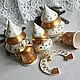 Музыкальная елка-неваляшка из коллекции "Ivory&Gold". Елки. Творческая мастерская Донсковой К. Ярмарка Мастеров.  Фото №4