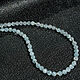 Beads necklace with aquamarine 'First date' silver 925 pr. Jewelry Sets. Author studio Kamelya - Polina. Online shopping on My Livemaster.  Фото №2