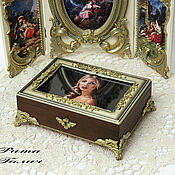 Для дома и интерьера handmade. Livemaster - original item A box with a personal photo. Handmade.