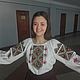 embroidered shirt. Blouse with traditional embroidery. People\\\'s shirts. MARUSYA-KUZBASS (Marusya-Kuzbass). My Livemaster. Фото №5