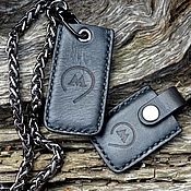Сумки и аксессуары handmade. Livemaster - original item Leather case for keychain 