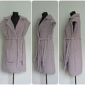 Одежда handmade. Livemaster - original item Knitted coat sleeveless 