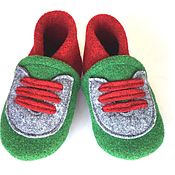 Работы для детей, handmade. Livemaster - original item Children`s shoes made of soft felt COMFY, 100% wool. Handmade.