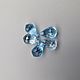 Topaz Sky Blue Briolette 15Ct and 7Ct, Pendants, Khimki,  Фото №1