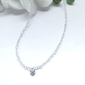 Украшения handmade. Livemaster - original item Choker necklace with Herkimer diamond 