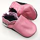 Baby Shoes,Leather baby shoes,Baby Slippers,Kids Shoes,Pink Shoes. Babys bootees. ebooba. Online shopping on My Livemaster.  Фото №2