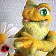 The frog and Bug on Daisy Macho. Stuffed Toys. ZOYA KHOLINA. My Livemaster. Фото №4