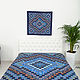 Patchwork Blue bedspread 230 x 230 cm. Blankets. Quilter Elena Mazurova. Online shopping on My Livemaster.  Фото №2