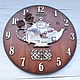 Decoupage clock ' Cafe Paris', Watch, Moscow,  Фото №1