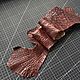 Сrocodile (бок) - Brown 1.3 - 1.5, шкура крокодила, натуральная кожа. Кожа. Магазин натуральной кожи CraftZone. Интернет-магазин Ярмарка Мастеров.  Фото №2