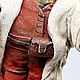 Ватная елочная игрушка Учитель Йода Звездные войнв. Елочные игрушки. елочные игрушки портретная кукла миниатюра. Ярмарка Мастеров.  Фото №6