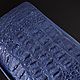Клатч из кожи крокодила, внутреннее наполнение - кожа IMA0269VC1. Клатчи. CrocShop товары из экзотической кожи. Ярмарка Мастеров.  Фото №4