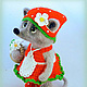 Mouse Strawberry Musetta. Stuffed Toys. sToryToys. Online shopping on My Livemaster.  Фото №2