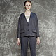 Suit women's business suit made of wool with flax, linen suit, business suit, womens, linen pant suit, suit pants, suit for spring, the suit female summer women's costume OS
