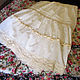 White or ivory victorian boho petticoat. Skirts. Precious-things (precious-things). My Livemaster. Фото №5