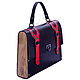  Кожаный портфель рюкзак черно-красный, Портфель, Тольятти,  Фото №1