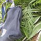 Women's crossbody bag made of jute; blue; with designer embroidery. Crossbody bag. Непохожие сумки с вышивкой / Анжела ОлАнж. My Livemaster. Фото №5