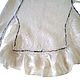  felted silk midi with silk windows and belt Snow. Skirts. warm corner (teply-ugolok). My Livemaster. Фото №4