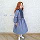 Платье " Valerie" теплый хлопок. Платье. Little___dress. Интернет-магазин Ярмарка Мастеров.  Фото №2