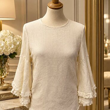 Винтаж ручной работы. Ярмарка Мастеров - ручная работа Винтаж: Блуза Massimo Dutti 44р. Handmade.