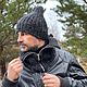 Заказать Комплект ДЖУНО/ДОМИНГО  шапка и снуд  на молнии. Вязаный кэжуал  UNIC Ирина. Ярмарка Мастеров. . Комплекты головных уборов Фото №3