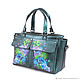 The average bag 'Floral fantasy'. Classic Bag. Pelle Volare. Online shopping on My Livemaster.  Фото №2