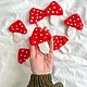 Заказать Кардиган крупной вязки «Мухоморы». lulu_knits. Ярмарка Мастеров. . Кардиганы Фото №3