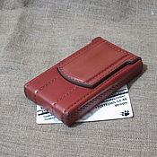 Сувениры и подарки handmade. Livemaster - original item Brown cigarette case for thin (Slims) cigarettes. Handmade.