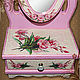 Minikomod with mirror 'Flirting'. Mini Dressers. Handmade with Love. My Livemaster. Фото №5