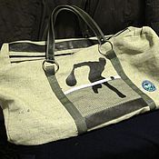 Белая сумочка кошелек из натурального хлопка Букет лаванды