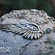Order Silver plated Bracelet "Unis" Labradorite, Wings. Shard Noir - handmade jewelry. Livemaster. . Chain bracelet Фото №3
