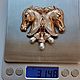 Брошь Сердца в тандеме. Брошь-булавка. Vintage & Jewelry by Ev. Ivanovskaia. Ярмарка Мастеров.  Фото №6