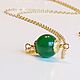 Kit Mini from chrysoprase gold plated, Jewelry Sets, Moscow,  Фото №1