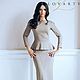 Order Beige knitted suit. Платья LOVARTY. Livemaster. . Suits Фото №3