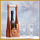 A basket for champagne and chocolates. Stand for bottles and glasses. paradisestudio (paradisestudio). Online shopping on My Livemaster.  Фото №2