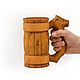 Wooden mug with carved handle 'lion' 0,7 l. Beer mug. Mugs and cups. SiberianBirchBark (lukoshko70). My Livemaster. Фото №4
