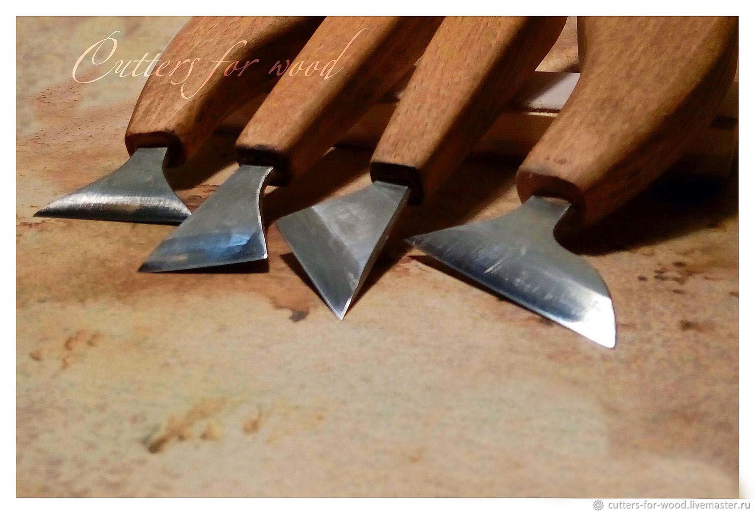 Набор ножей для резьбы по дереву ex44290