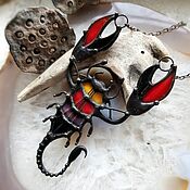 Украшения handmade. Livemaster - original item Scorpion Pendant (p-144). Handmade.
