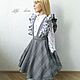 Сарафан трансформер 2 в 1 " Milady". Школьная форма. Little___dress. Интернет-магазин Ярмарка Мастеров.  Фото №2