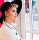 Wide-brimmed hat with a tight brim. black. Hats1. Exclusive HATS. LANA ANISIMOVA.. My Livemaster. Фото №5
