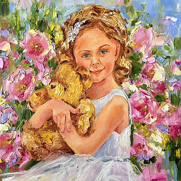 "На прогулке". Картина (холст, масло). Диана Маливани в интернет ...