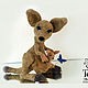 Kangaroo - the tenderness of Savannah. Master class crochet. Materials for dolls and toys. sToryToys. My Livemaster. Фото №4