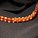 Колье бусы из натурального коралла. Колье. Sweet bead: украшения с минералами (sweetbead89). Ярмарка Мастеров.  Фото №6