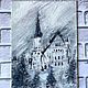 'Snow Castle' acrylic painting (landscape, winter). Pictures. Nadezda Perova. Online shopping on My Livemaster.  Фото №2