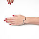 Bracelet metal silver 'Wave' fashion bracelet. Hard bracelet. Irina Moro. My Livemaster. Фото №6