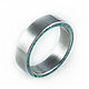 Titanium ring with Chrysocolla in the sides, Rings, Moscow,  Фото №1