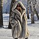Fur coat Finnish volevogo Fox. Hooded, Fur Coats, Omsk,  Фото №1